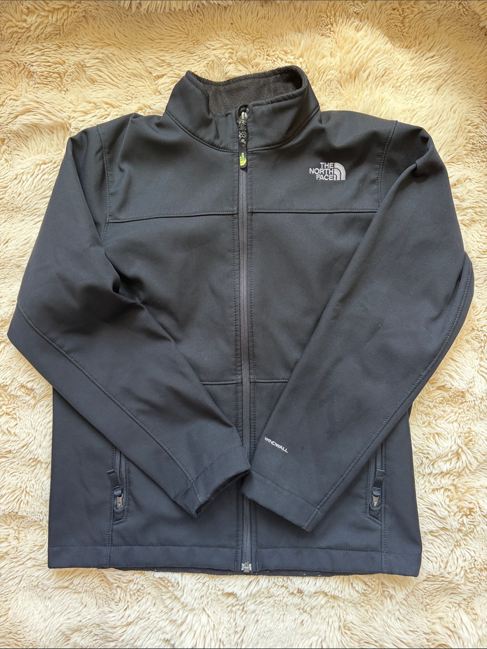 The North Face Black Zip-Up Softshell Jacket